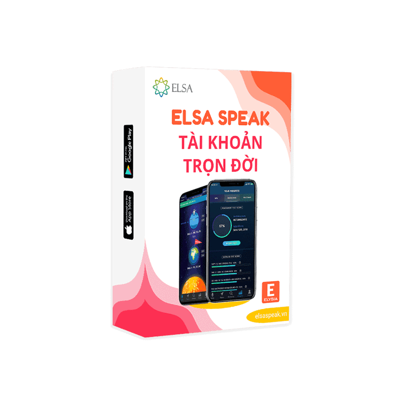Elsa Speak Pro Trọn Đời + Tặng StudyPhim 2 năm trị giá 600.000 đ 1 elsa tron doi