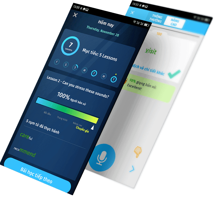 Elsa Speak PRO gói 2 năm 2 App Screens ELSA ok